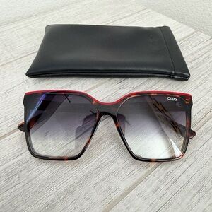 Quay Level Up 126 Tortoiseshell Square Sunglasses